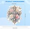 Hanging Diamond Art Cross Kits for Adults, 5D Special Shape Diamond Painting Flower Kits, Cross Diamond Gem Art Suncatchers Painting Pendant Ornament for Home Garden Wall Decor